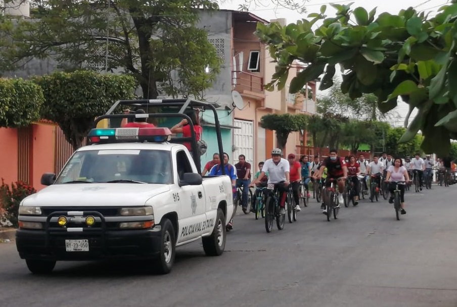 rodada ciclista Oaxaca huracán Agatha